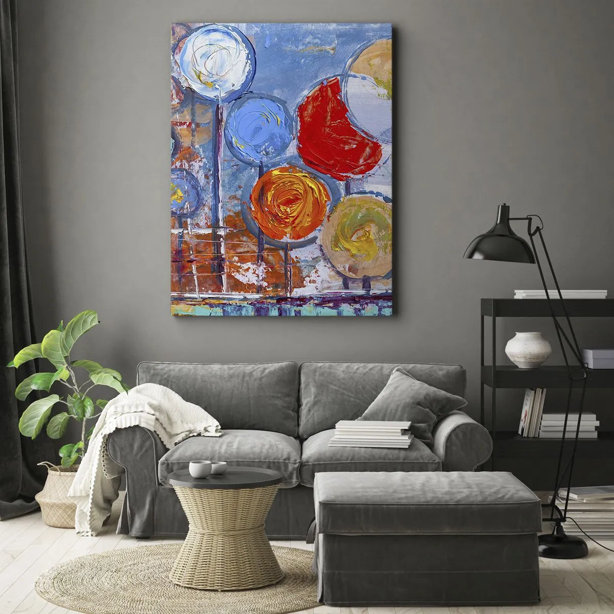 Canvas picture - Lolly Sticks - 70x100 cm