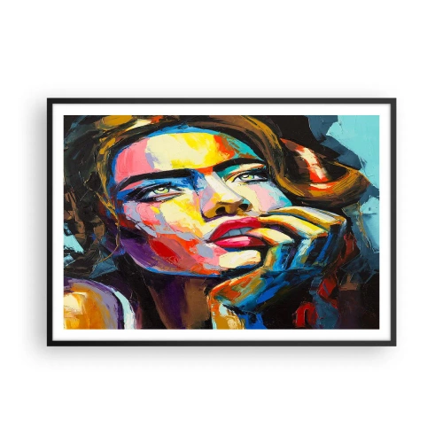 Poster in black frame - Dreams Like Birds Flying in the Sky - 100x70 cm