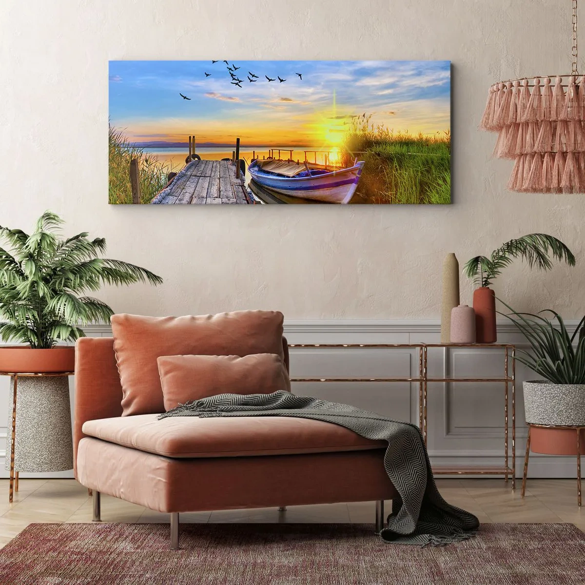 Canvas picture - Goodbye, See You tomorrow - 90x30 cm