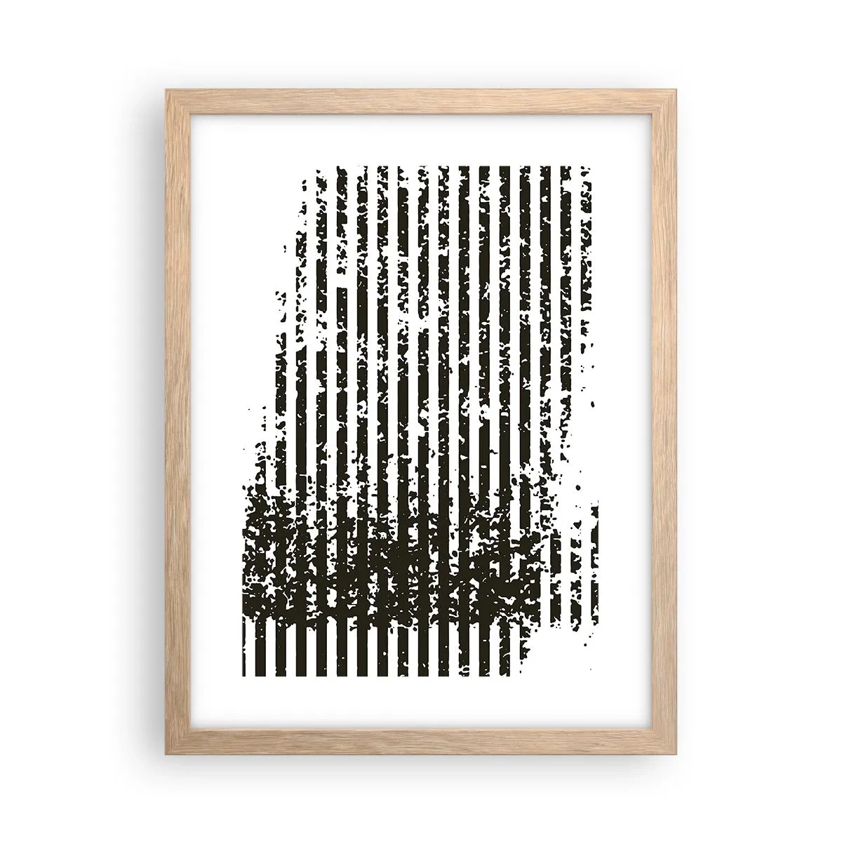 Poster in light oak frame - Rhythm and Noise - 30x40 cm