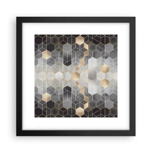 Poster in black frame - Diamond Composition - 30x30 cm