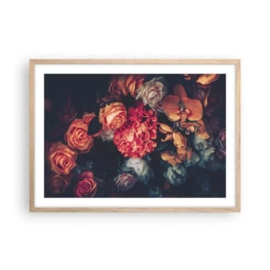 Poster in light oak frame - Like at Dutch Masters - 70x50 cm