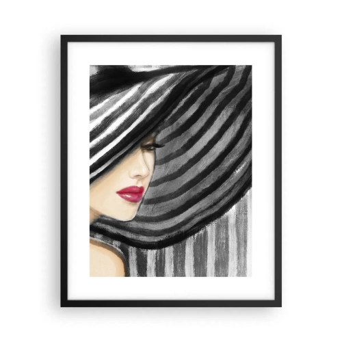 Poster in black frame - Where Can I Find You? - 40x50 cm