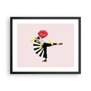 Poster in black frame - Surrealistic Pop-Art. - 50x40 cm