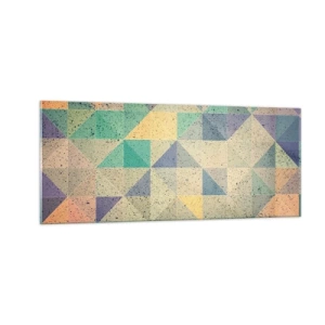 Glass picture - The Republic of Triangles - 100x40 cm