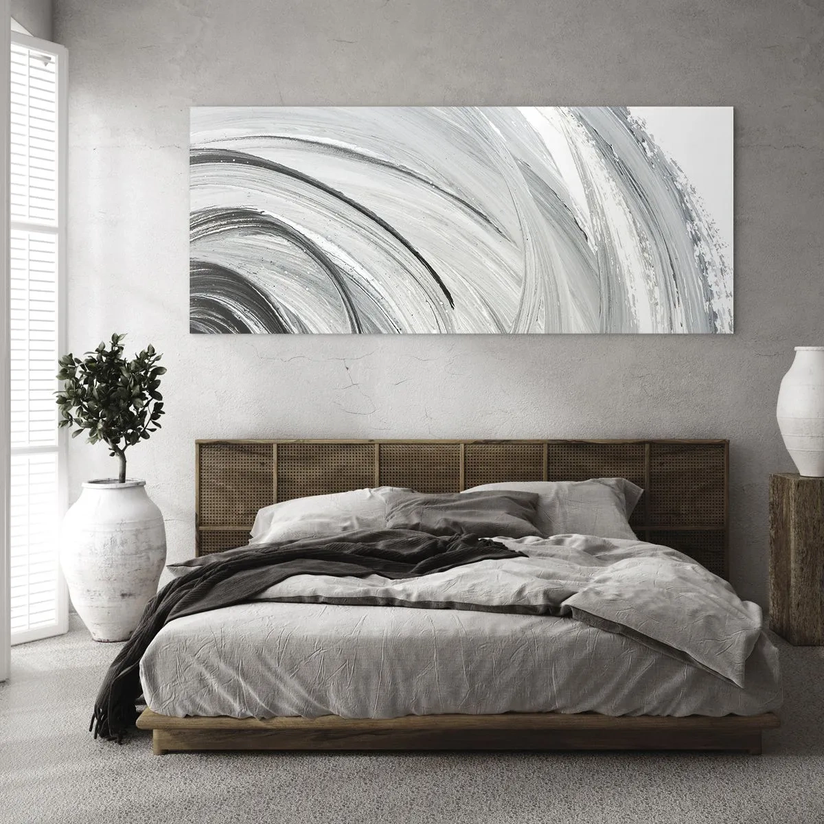Glass picture - Orbital Composition - 100x40 cm