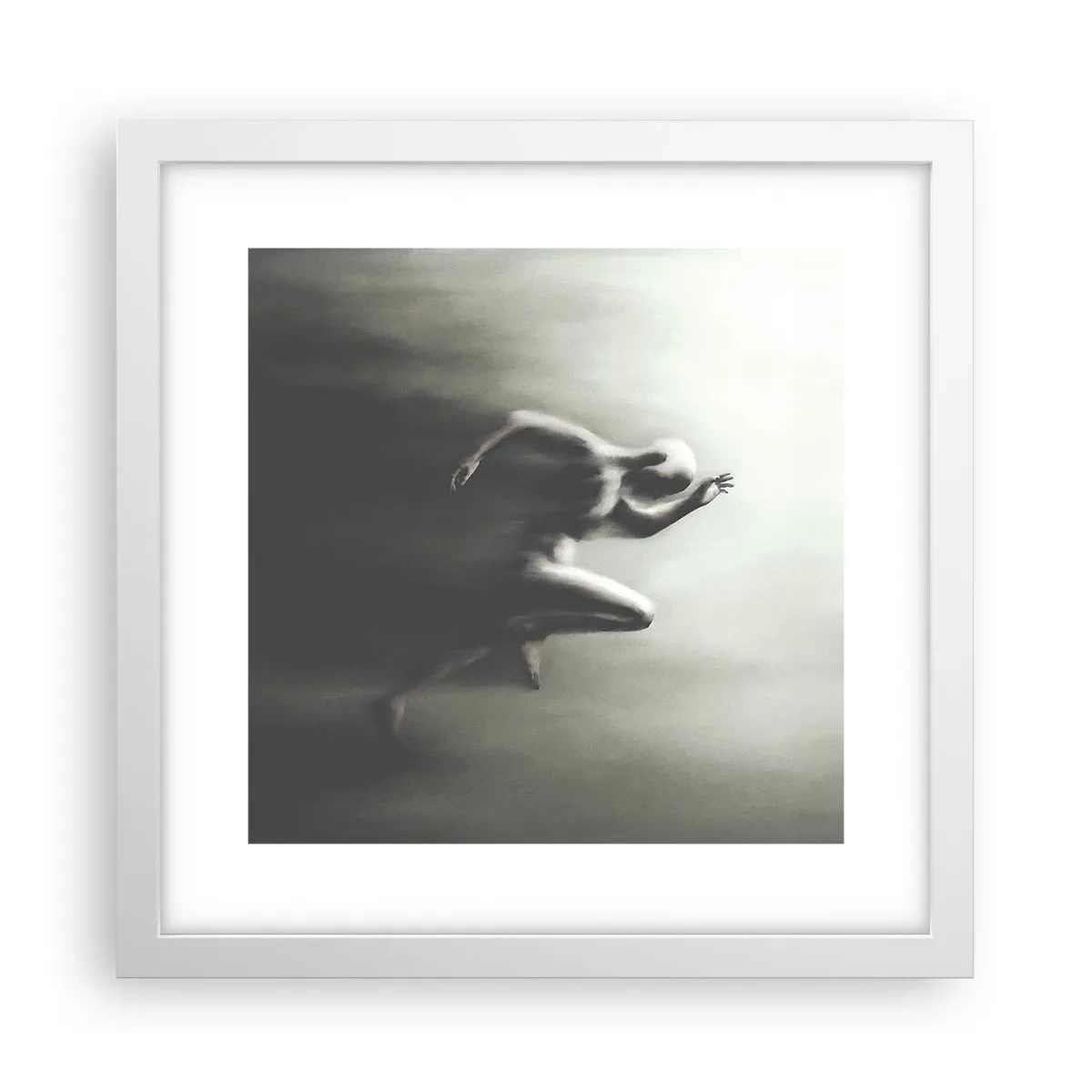 Poster in white frmae - Unstoppable - 30x30 cm