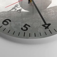 Clock face with numbers
