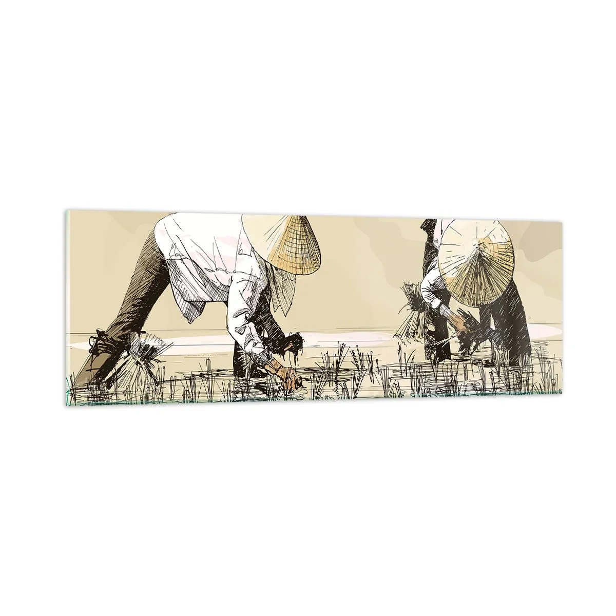Glass picture - Good Harvest - 90x30 cm