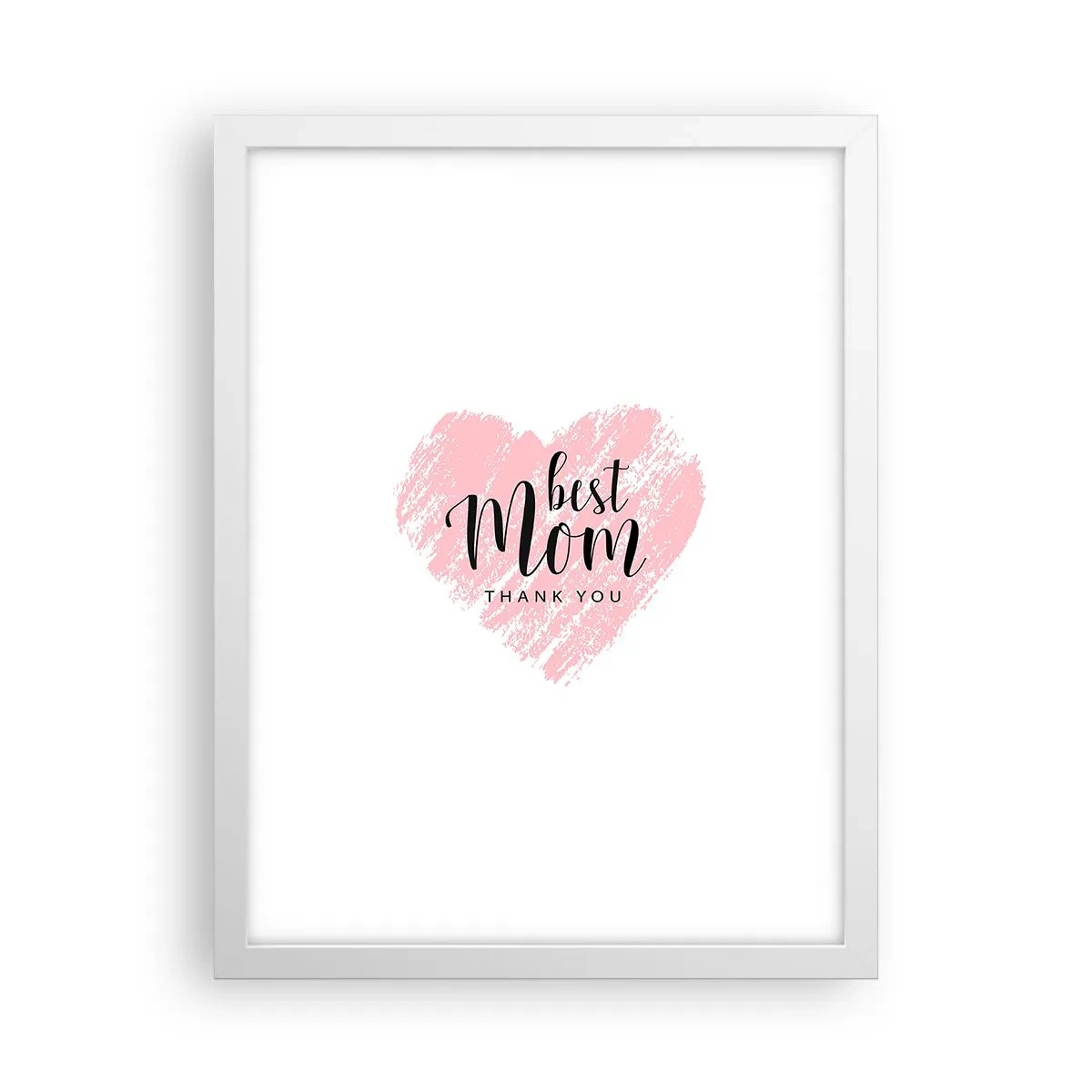 Poster in white frmae - Always the Right Moment - 30x40 cm