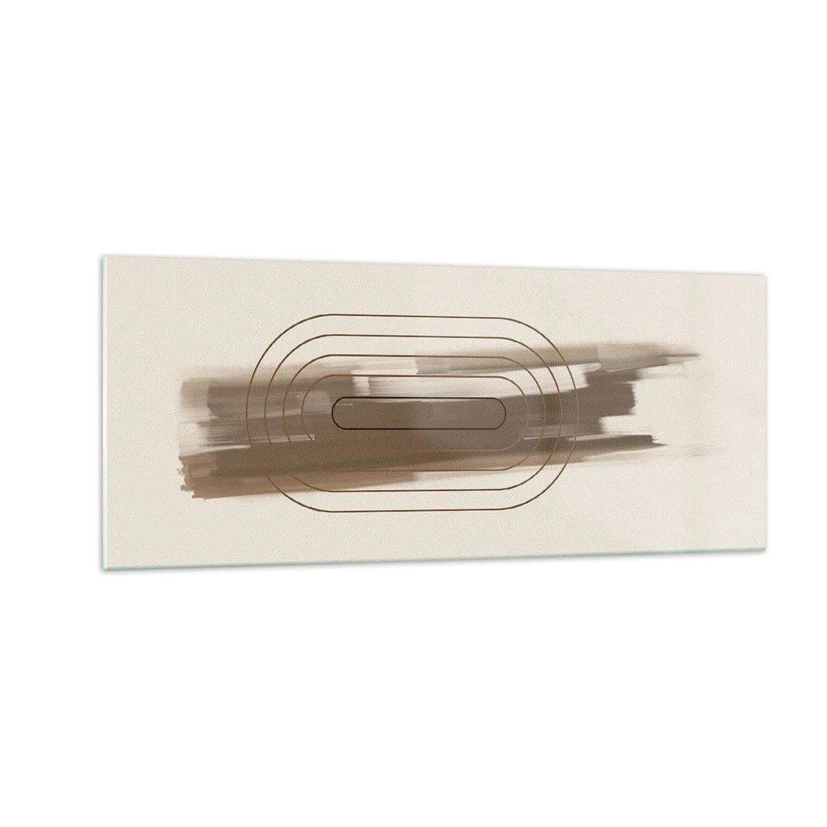 Glass picture - Blast of Grey - 100x40 cm