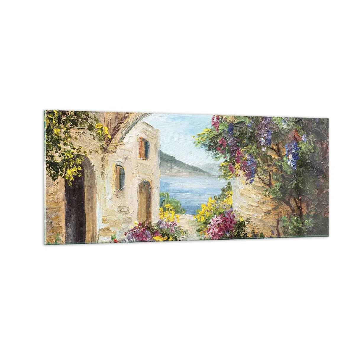 Glass picture - Charm of a Sea Province - 100x40 cm