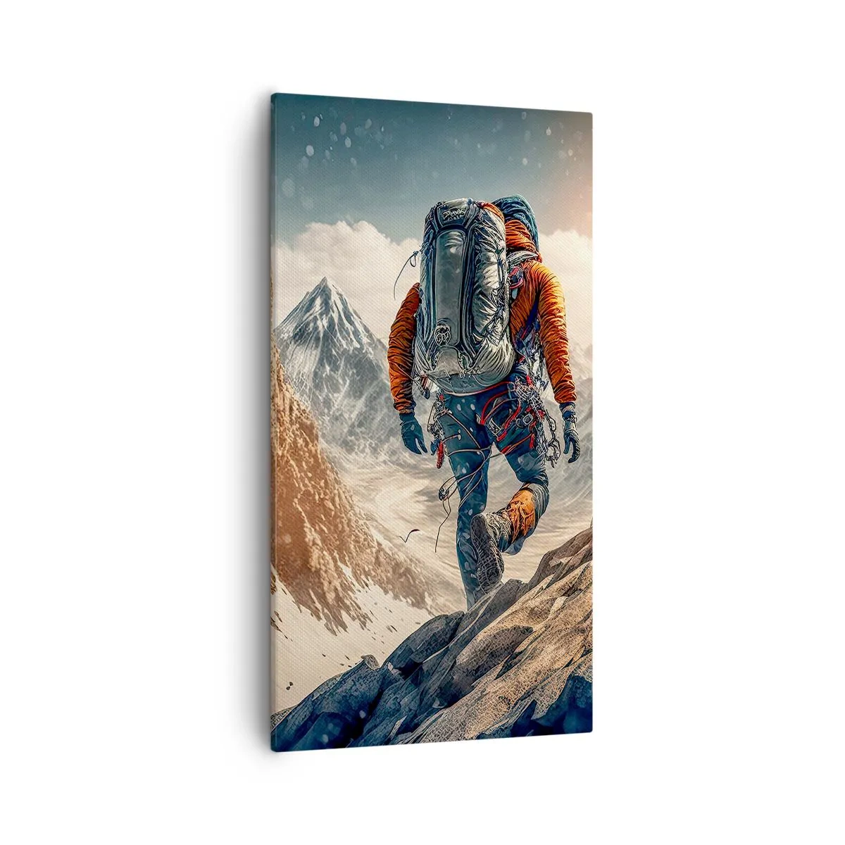 Canvas picture - Lonely Warrior - 55x100 cm