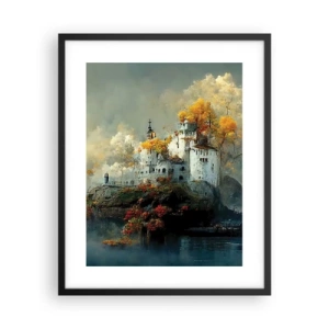 Poster in black frame - Beginning of a Romantic Tale - 40x50 cm