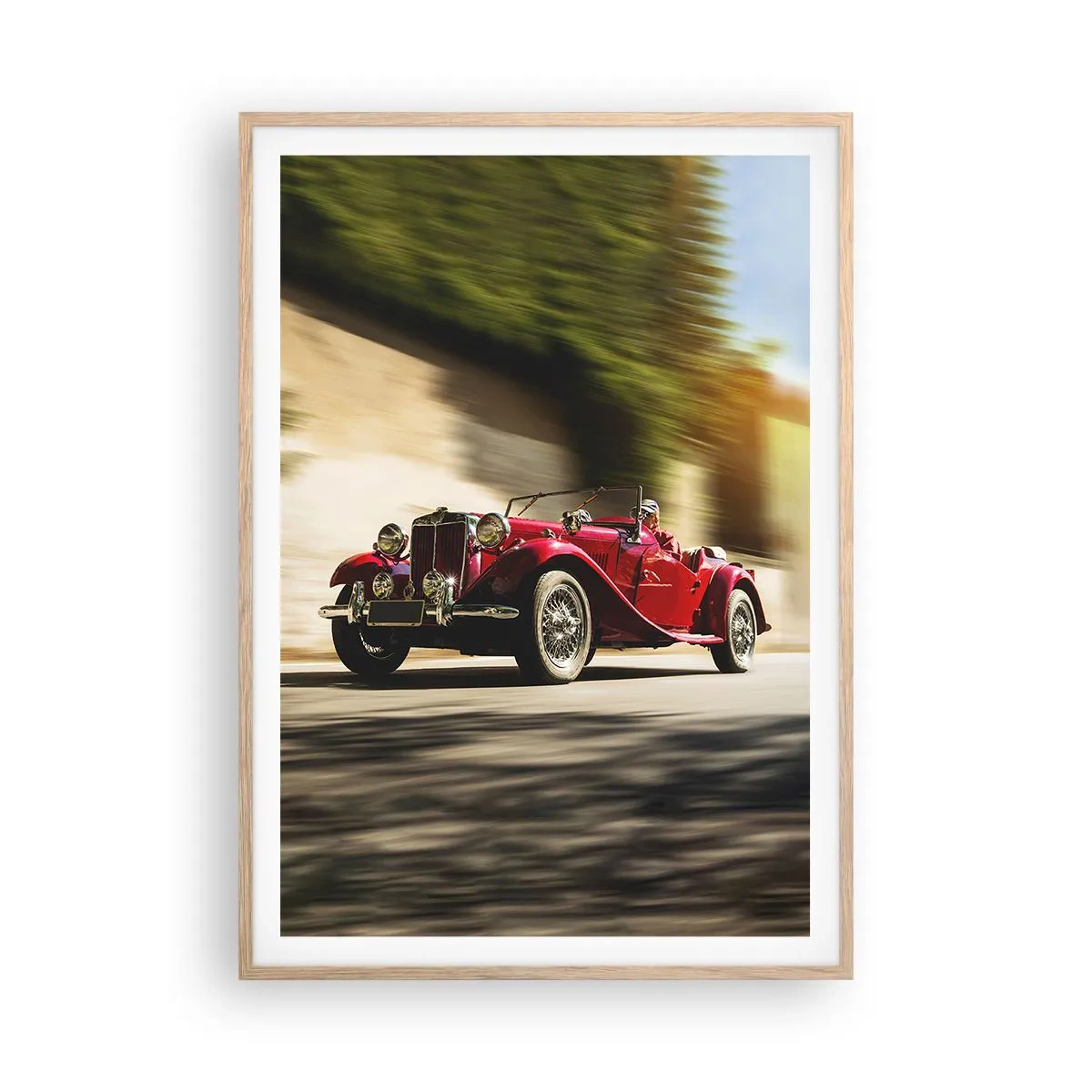 Poster in light oak frame - More Beautiful than Nike of Samothrace - 70x100 cm