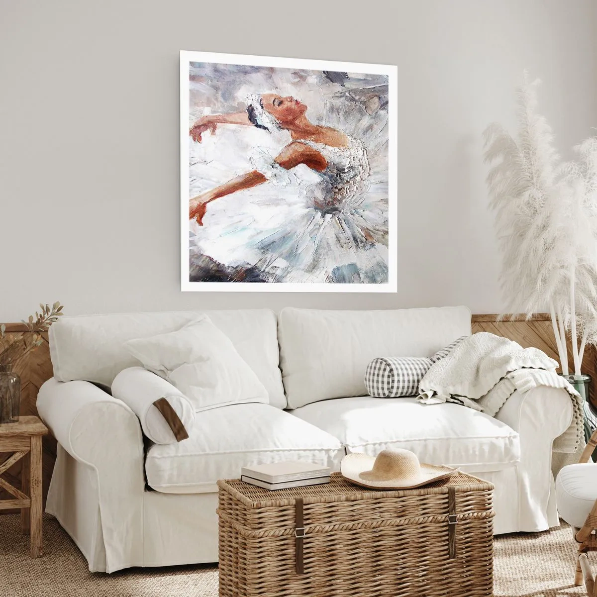 Poster - Delicate and Light As a Tulle - 30x30 cm