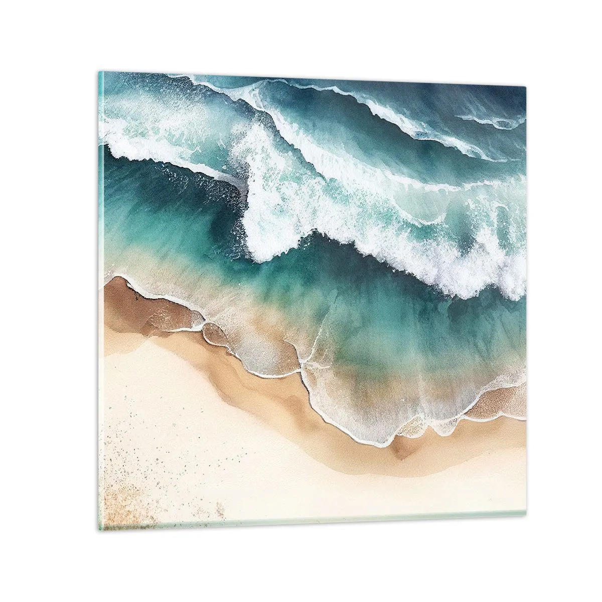 Glass picture - Eternal Encounter - 40x40 cm