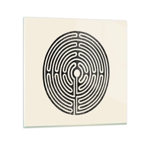 Glass picture - Mysterious Order - 40x40 cm