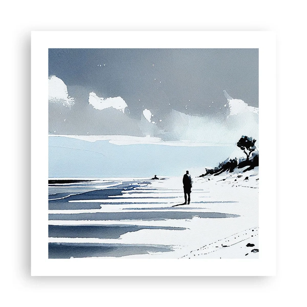 Poster - All Alone - 50x50 cm