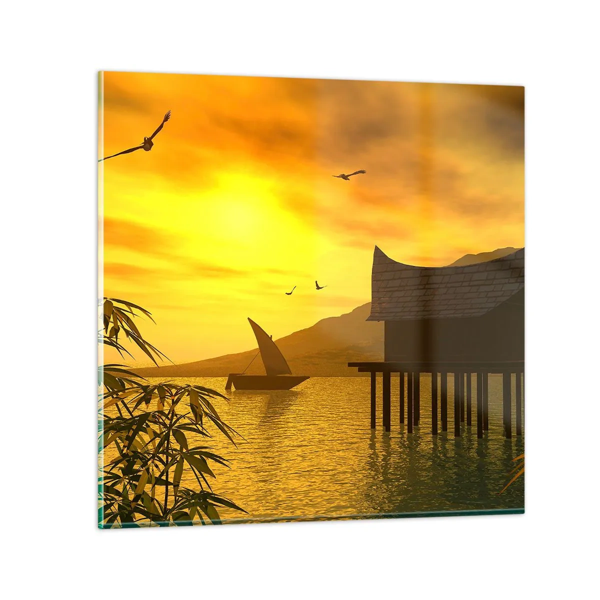 Glass picture - Long-Awaited Peace - 40x40 cm