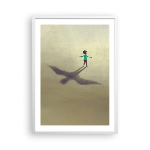 Poster in white frmae - Hero of the Future - 50x70 cm