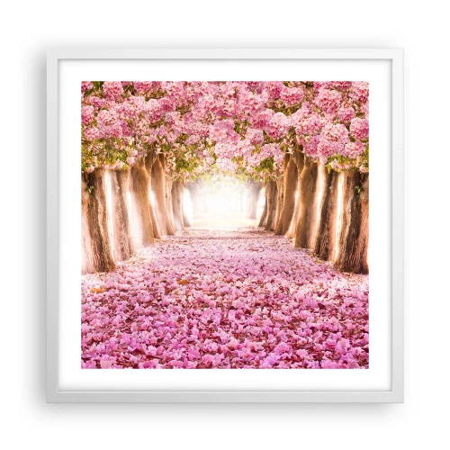 Poster in white frmae - Way to Heaven - 50x50 cm