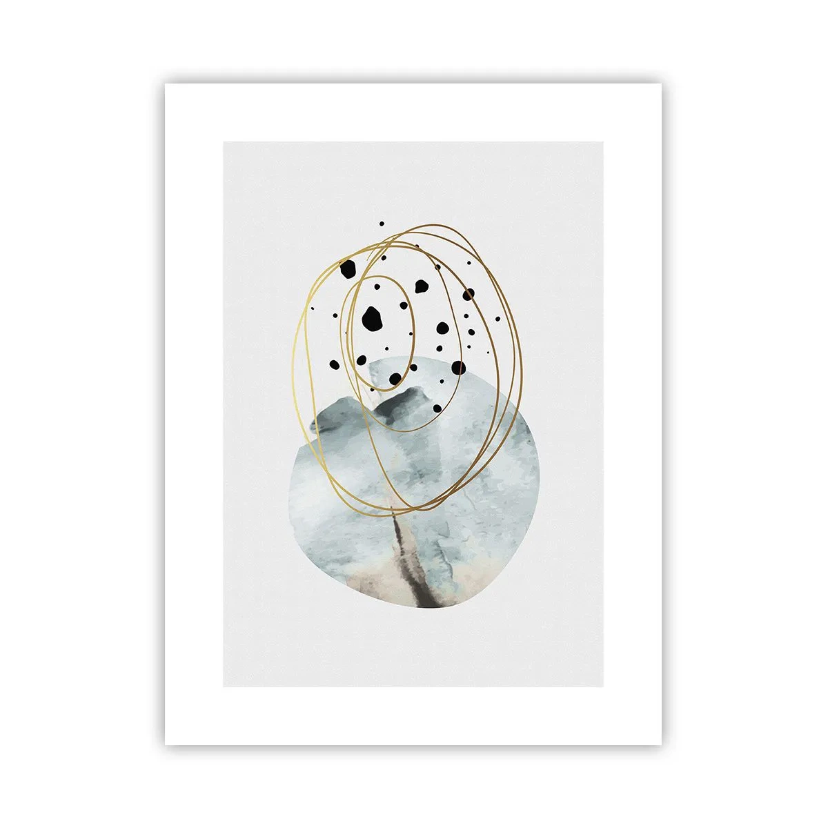 Poster - In the Embrace of Space - 30x40 cm