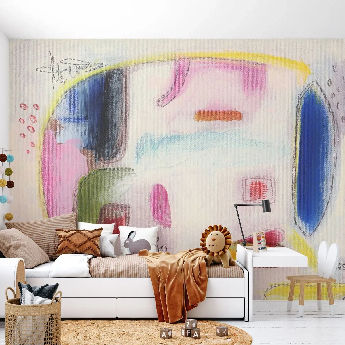 Photo Wallpaper Premium Sand - More Convex than Concave or Flat - Abstraction, Piece, Elephant - 100x70 cm