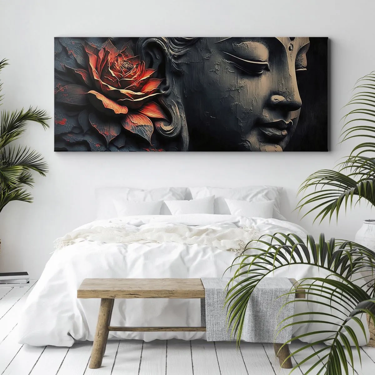 Canvas picture - In Harmony with the World - 160x50 cm