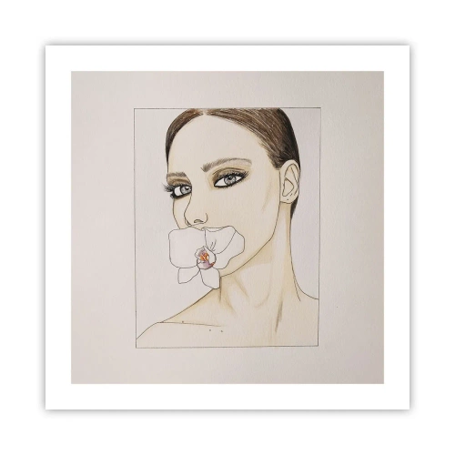 Poster - Symbol of Elegance and Beauty - 50x50 cm