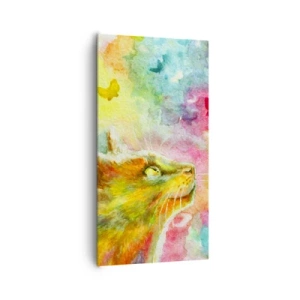 Canvas picture - Cat's Dream - 65x120 cm
