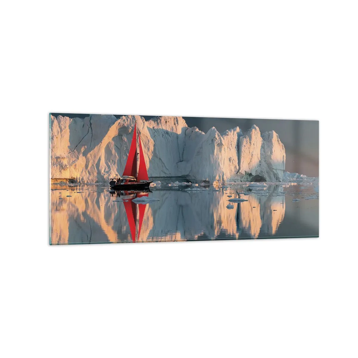 Glass picture - On the Edge of the World - 120x50 cm