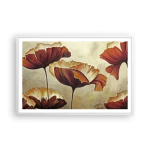 Poster in white frmae - Piece of Meadow - 91x61 cm