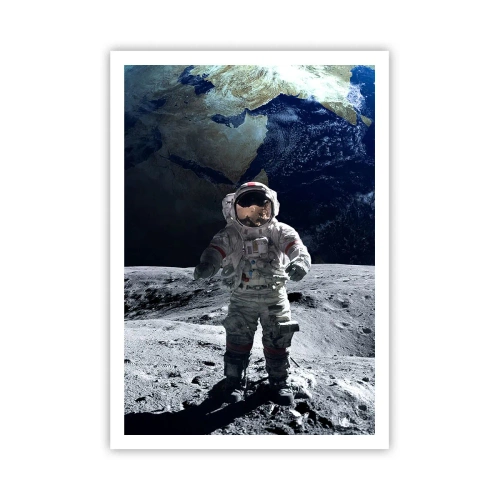 Poster - Greetings from the Moon - 70x100 cm