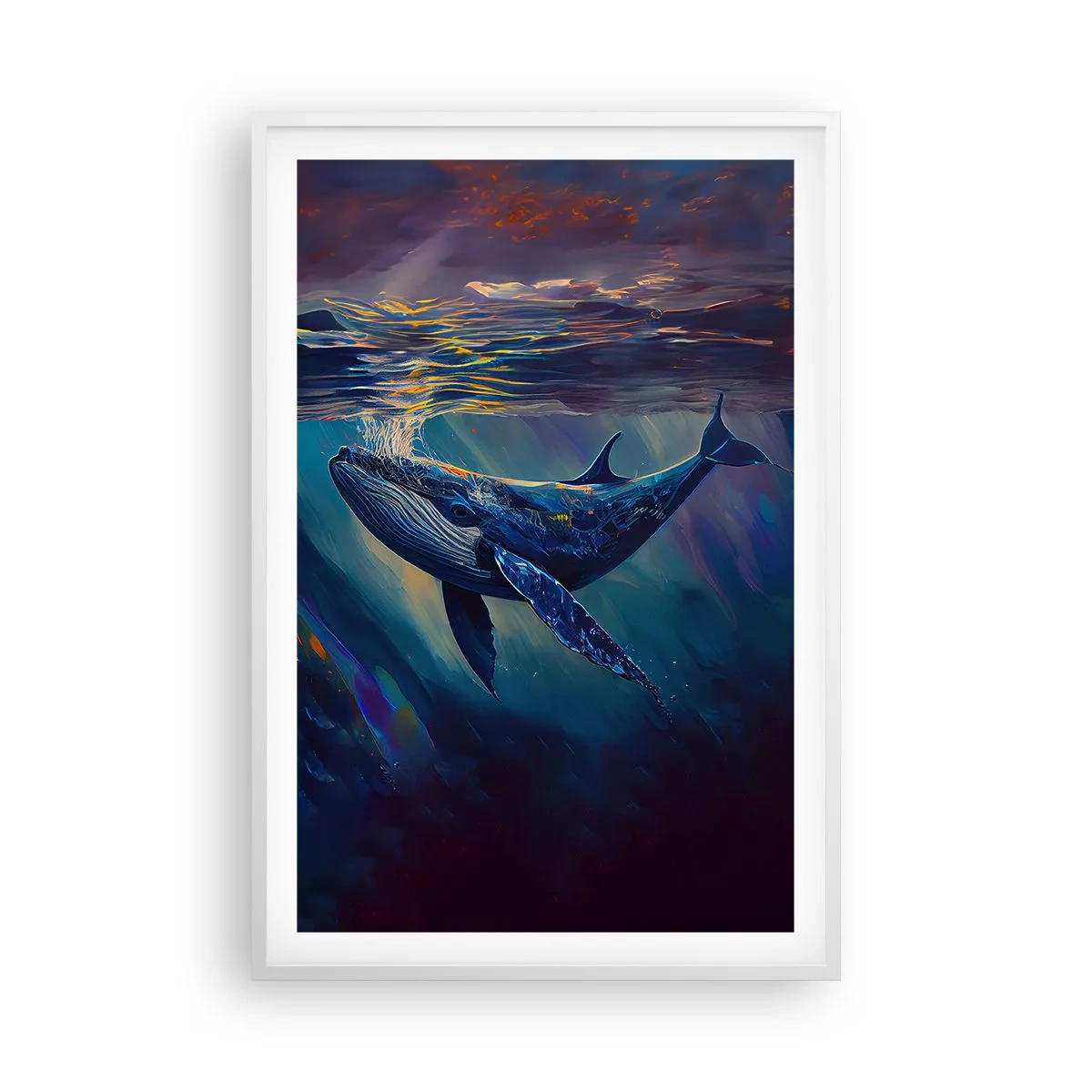 Poster in white frmae - Welcome to My World - 61x91 cm