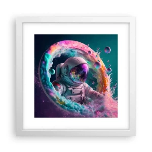 Poster in white frmae - Star Gate - 30x30 cm
