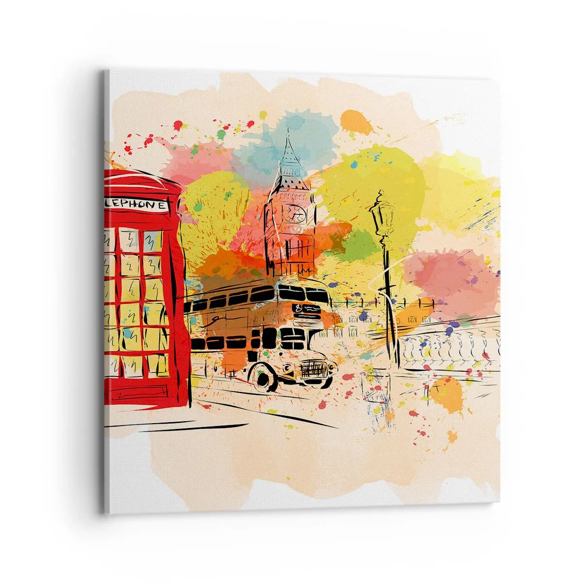 Canvas picture - City of Diversity - 70x70 cm