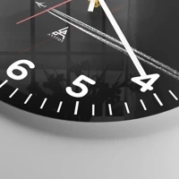 Clock face with numbers