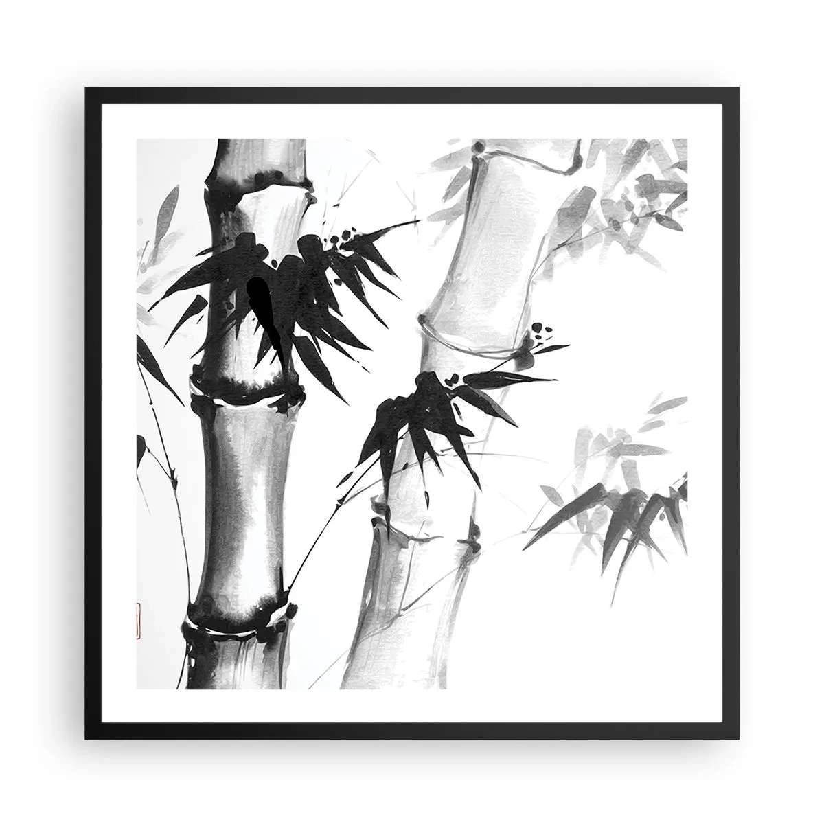 Poster in black frame - Close-up to the Orient - 60x60 cm
