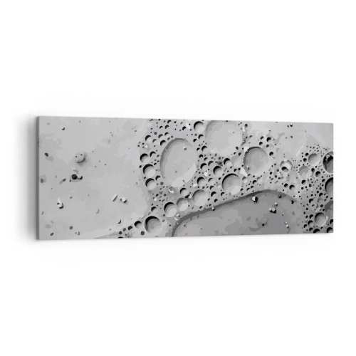 Canvas picture - Foamy Footprint - 140x50 cm