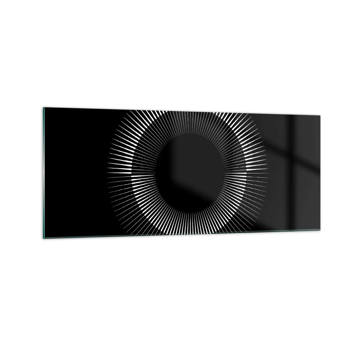 Glass picture - Black Sun - 100x40 cm