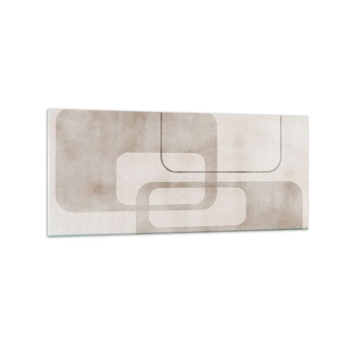 Glass picture - Geometrical Grout - 120x50 cm
