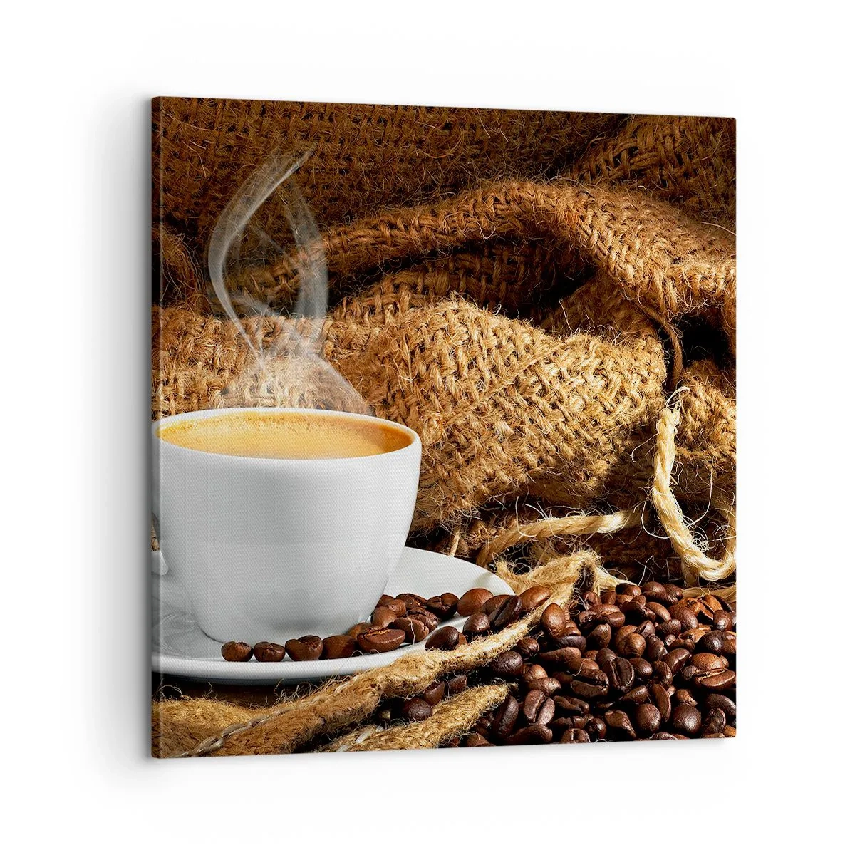 Canvas picture - Smell of a Mocha and Density of a Honey Drink - 60x60 cm