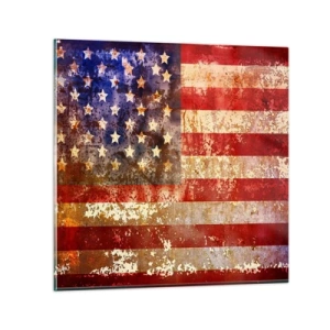 Glass picture - Glory Does Not Pass - 40x40 cm