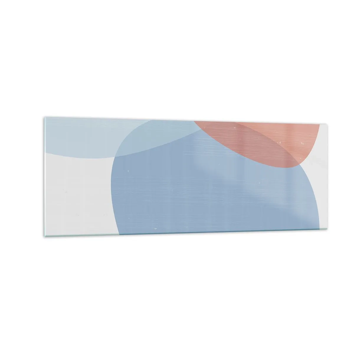 Glass picture - Pastel Relations - 140x50 cm