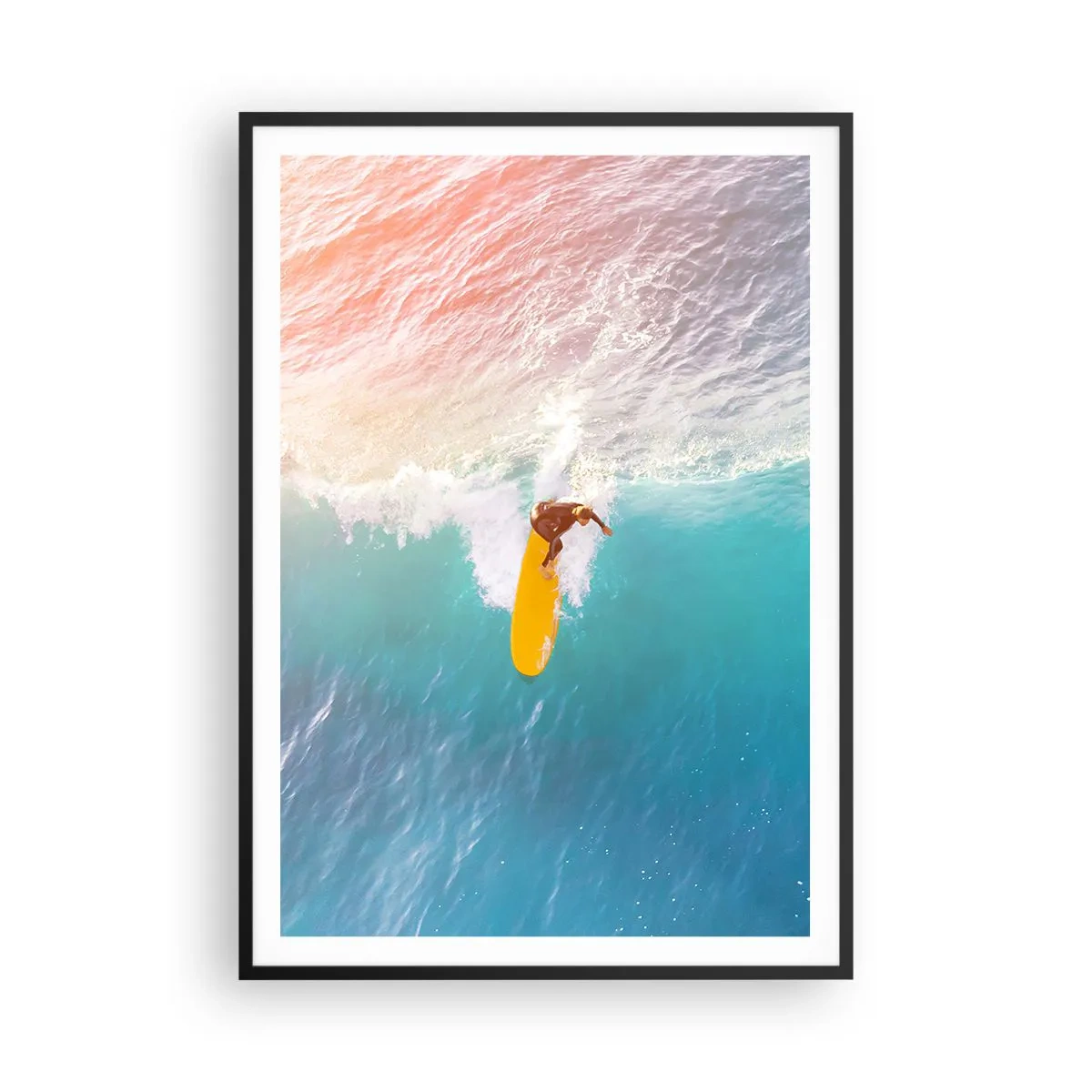 Poster in black frame - Ocean Rider - 70x100 cm
