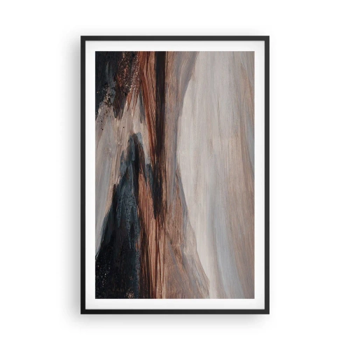 Poster in black frame - Quiet Valley - 61x91 cm
