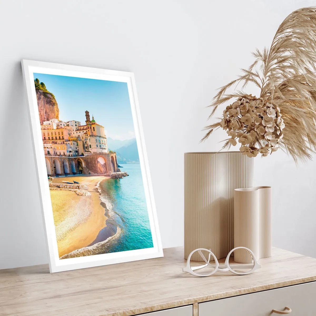 Poster in white frmae - Incredible City - 70x100 cm