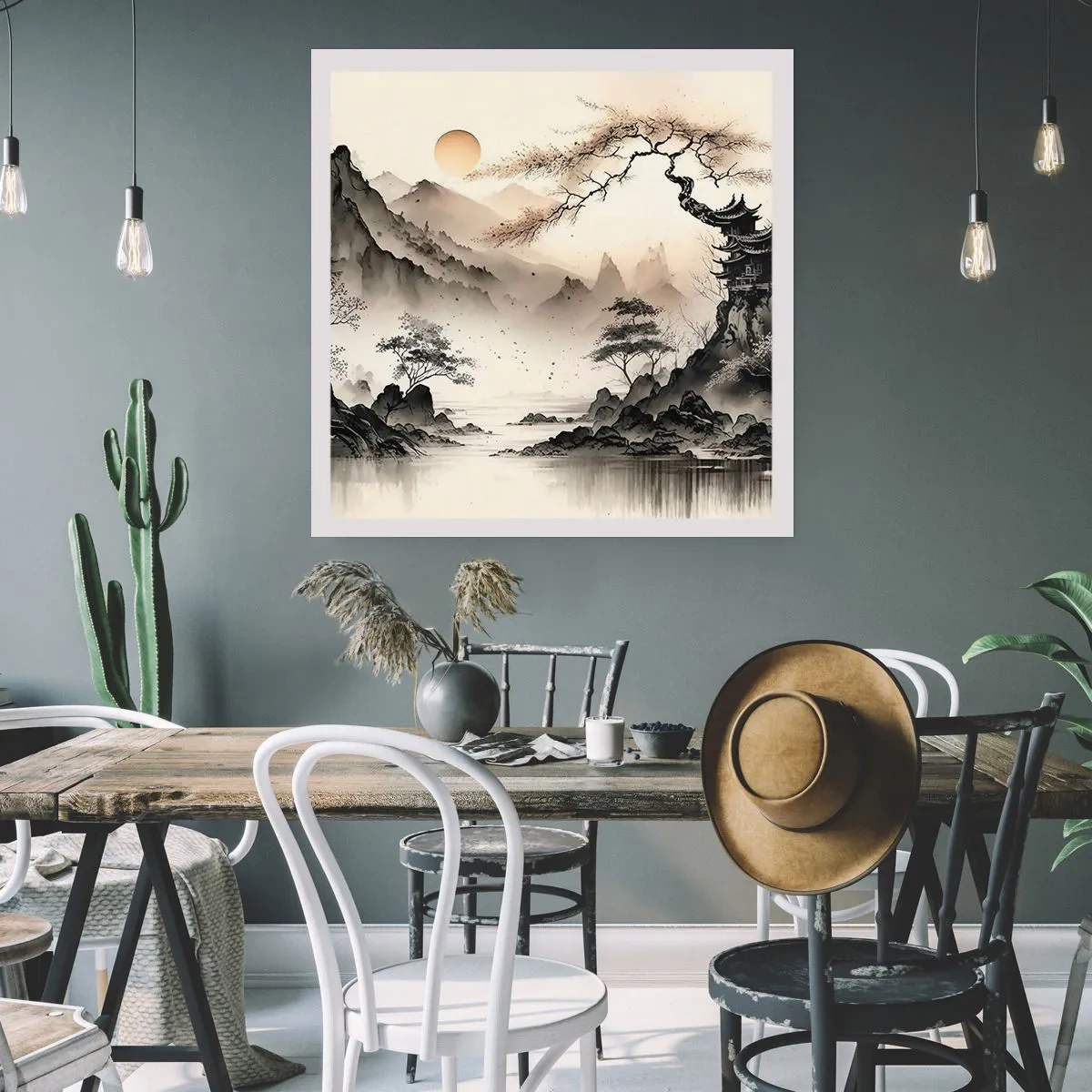 Poster - Unique Charm of the Orient - 40x40 cm