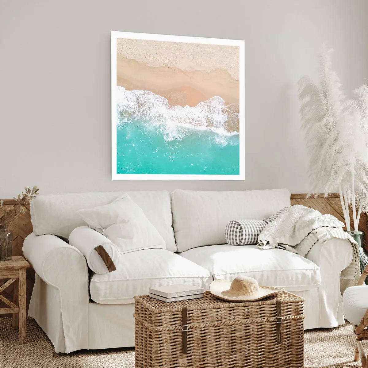 Poster - Touch Full of Caress - 40x40 cm